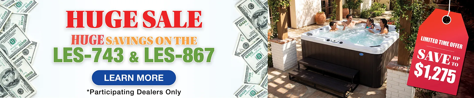 Calspas hot tub being used in a family setting - Bethlehem